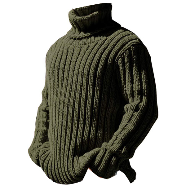 Men's Outdoor Turtleneck Pullover Chic Sweater