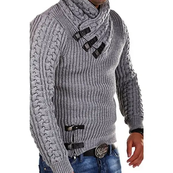 Men Outdoor Shawl Neck Sweaters - Honeylop.chimpone.com 