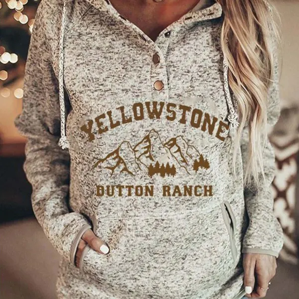 Women's Yellowstone Cowboy Hooded Sweater