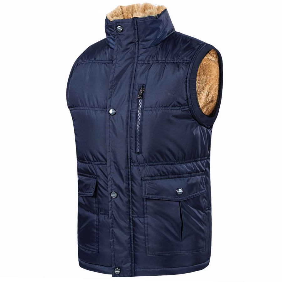 

Men's Fleece Warm Down Cotton Vest