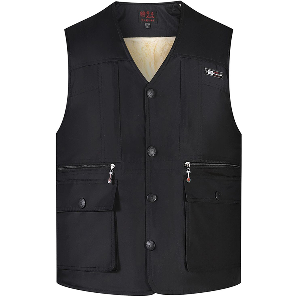 Men's Outdoor Tactical Multi-pocket Chic Cargo Fleece Vest