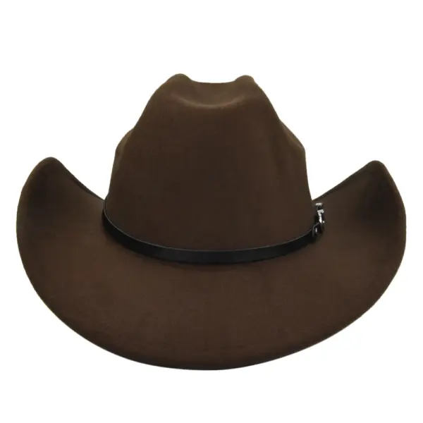 Men's Vintage Wool Cowboy Hat Yellowstone Jazz Hat