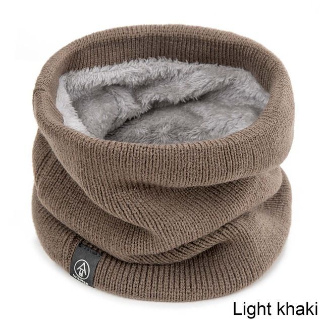 Outdoor Warm Thick Fleece Chic Warm Knit Neck Scarf