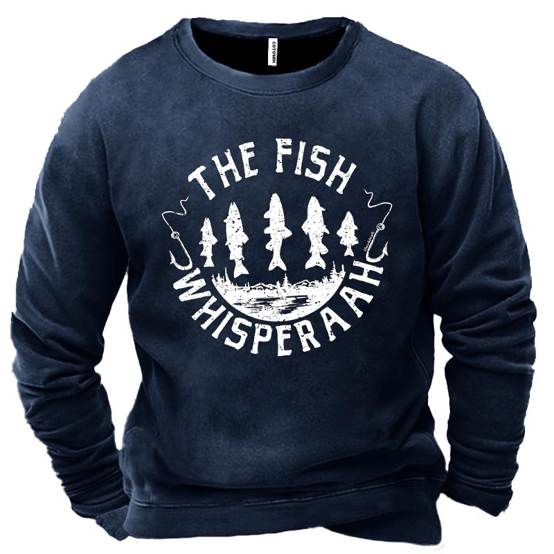 The Fish Whisperaah Men's Chic Sweatshirt