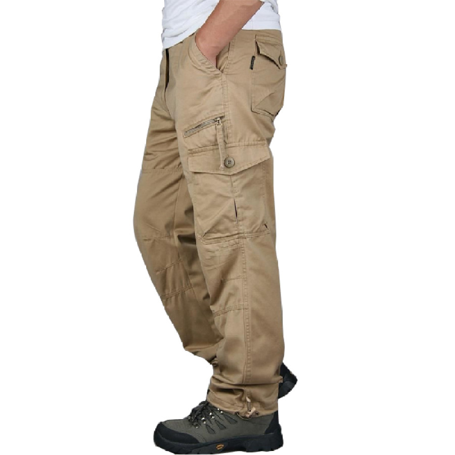 

Men's Outdoor Multi Pocket Cotton Cargo Pants