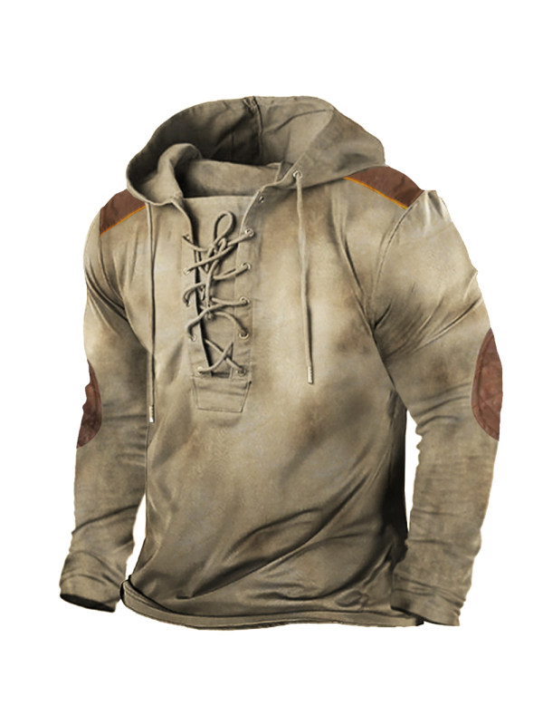 Men's Training Color Block Hoodie Shirt