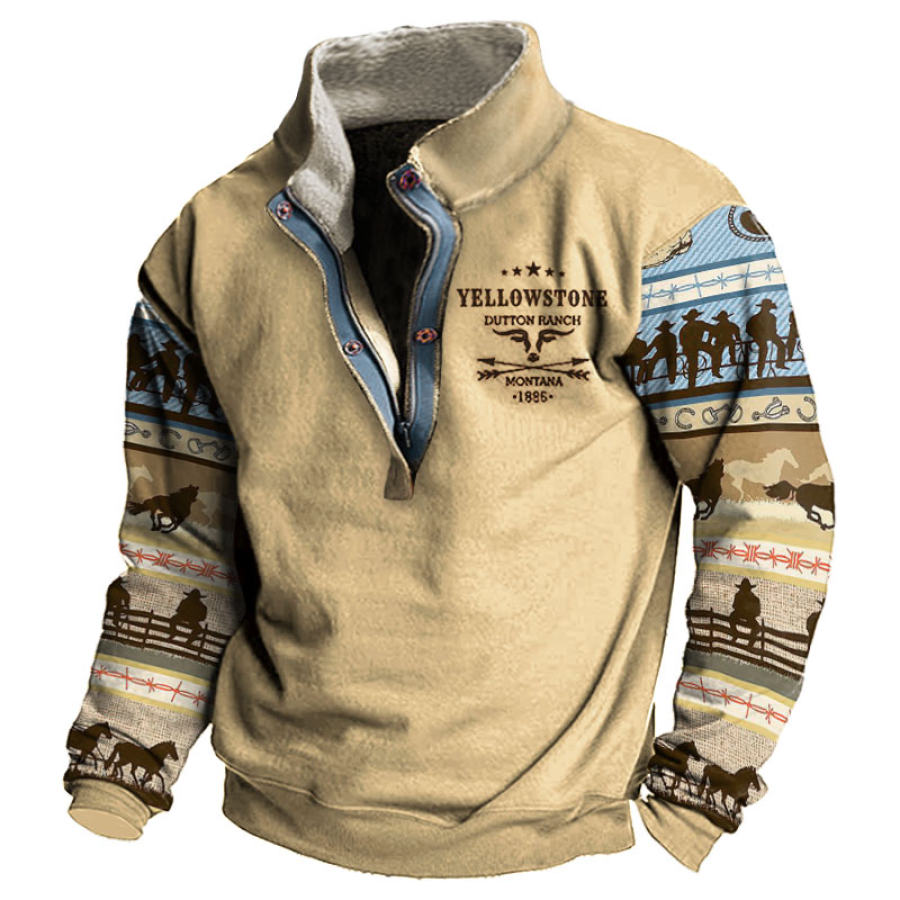 

Men's Western Yellowstone Casual Sweatshirt