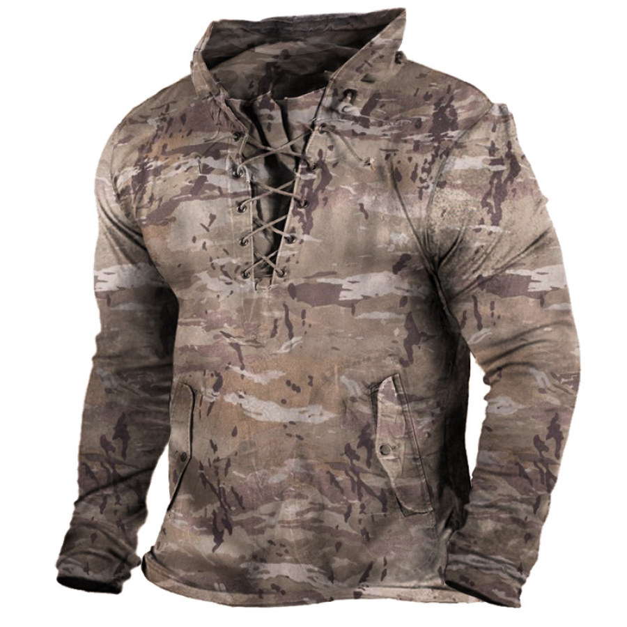 

Men's Training Camouflage Henley Shirt