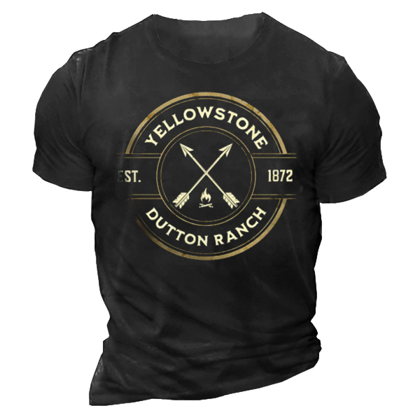 Yellowstone Dutton Ranch Graphic Chic Men's T-shirt
