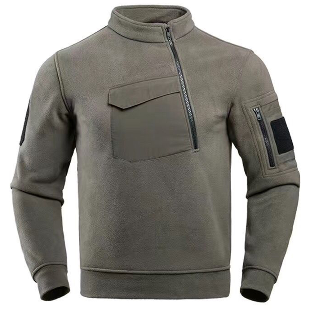 Men's Outdoor Tactical Pocket Chic Fleece Sweatshirt