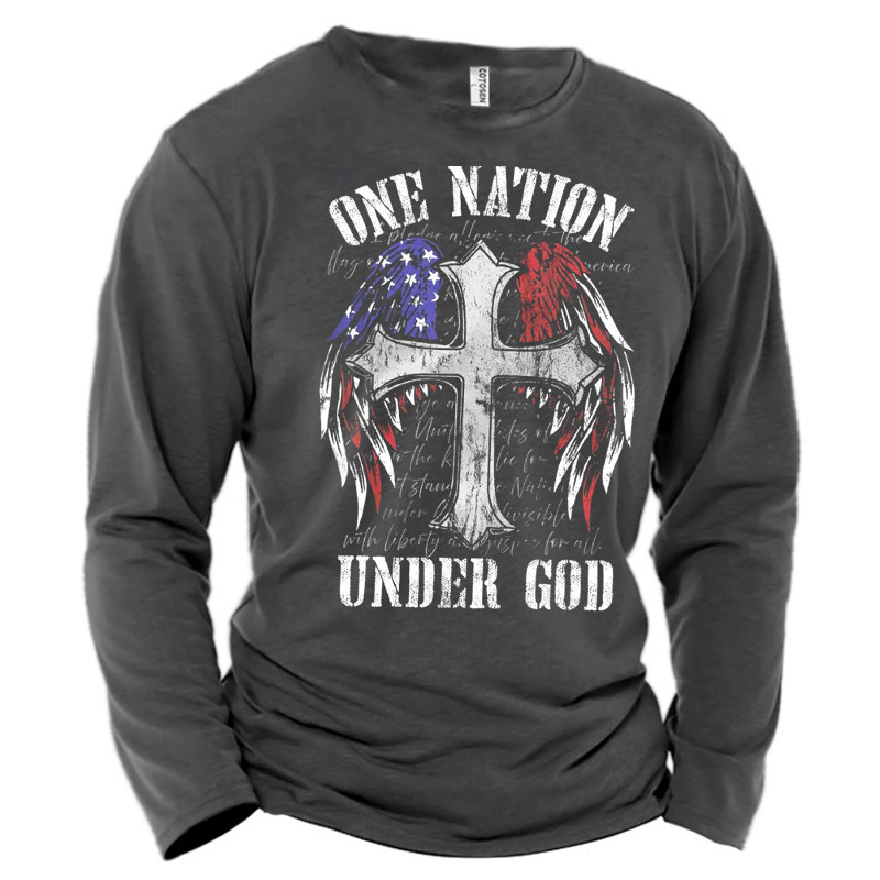Men's One Nation Under Chic God Cotton T-shirt