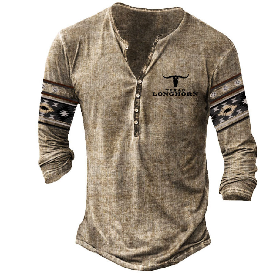 

Camicia Da Uomo Henley Da Cowboy