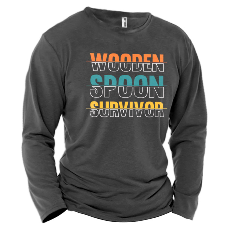 Men's Wooden Spoon Survivor Chic Cotton T-shirt