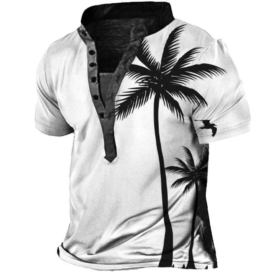 

Camisa Masculina Masculina Coconut Beach Henley