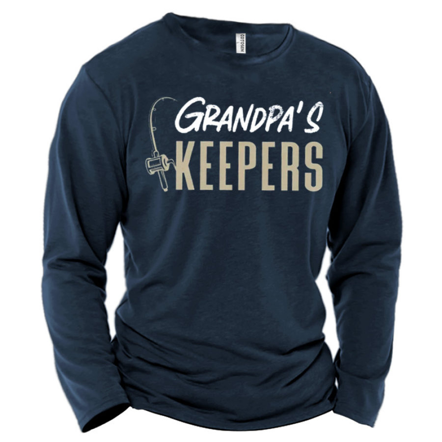 

Men's Grandpa's Keepers Cotton T-Shirt
