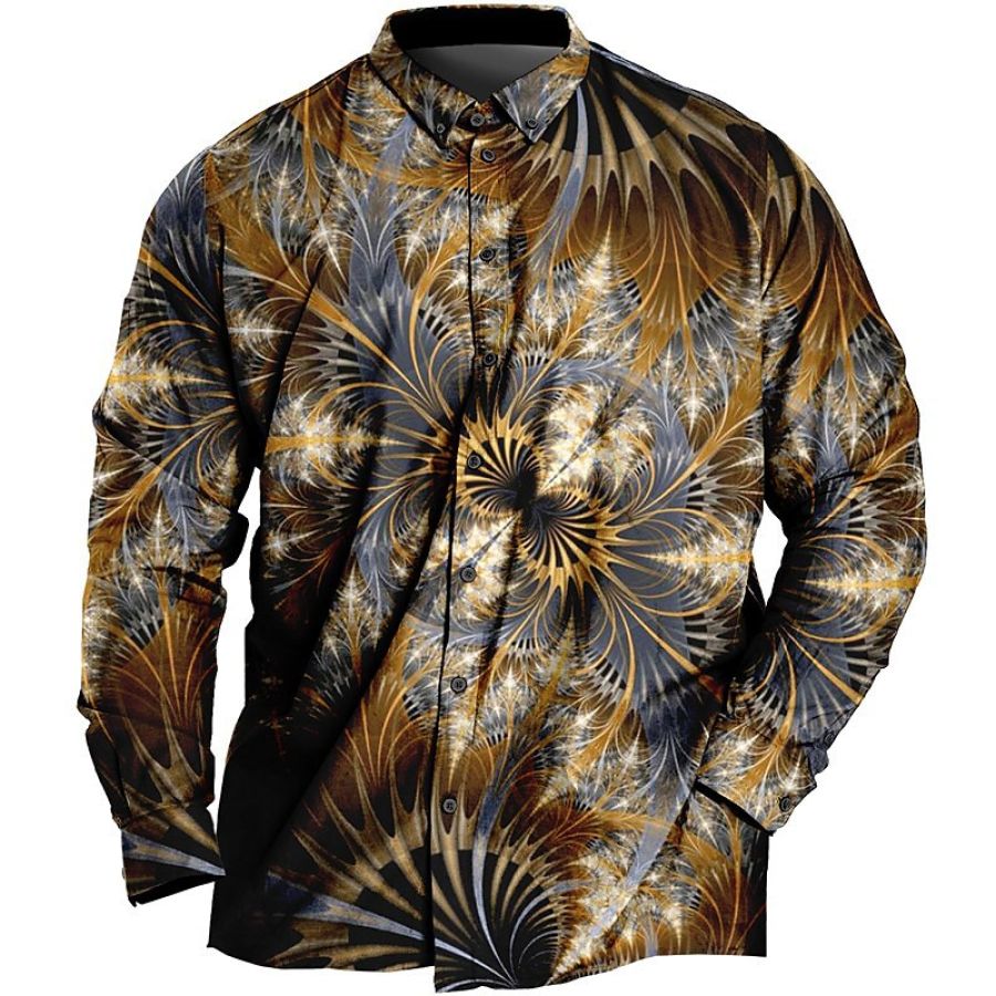 

Men's Leaf Beach Casual Shirt