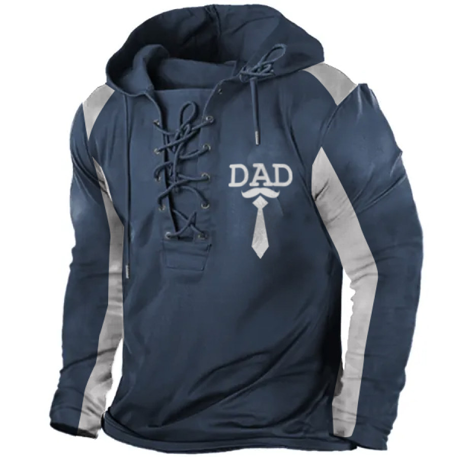 

Men's Outdoor Print Hoodie Long Sleeve T-Shirt