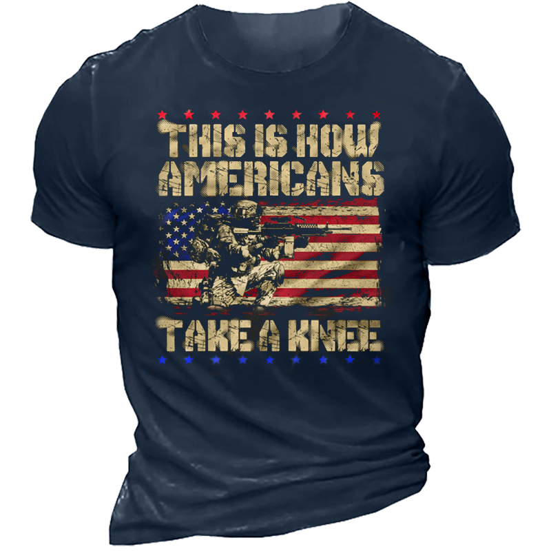 This Is How Americans Chic Take A Knee Men's T-shirt