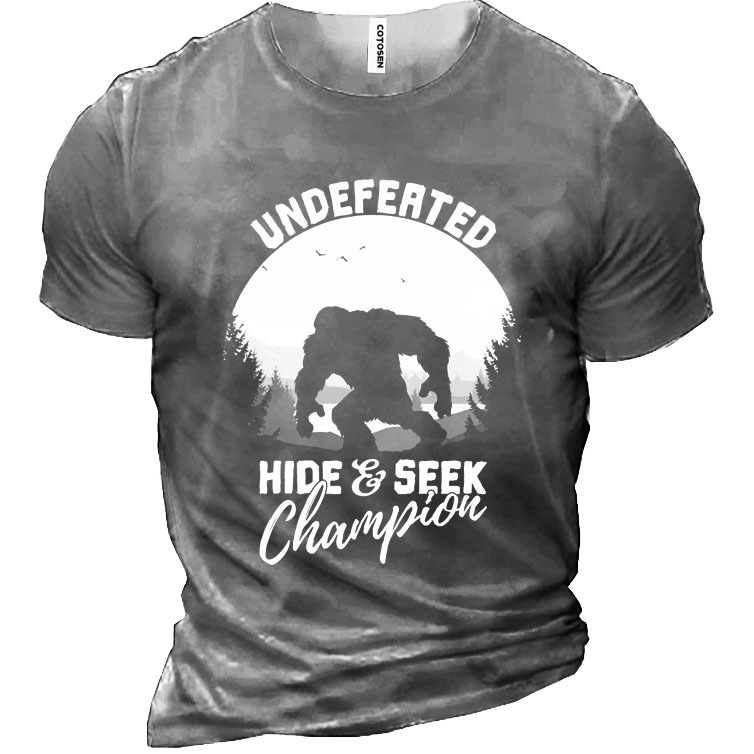 Undefeated Hide & Seek Chic Champion Men's Cotton T-shirt