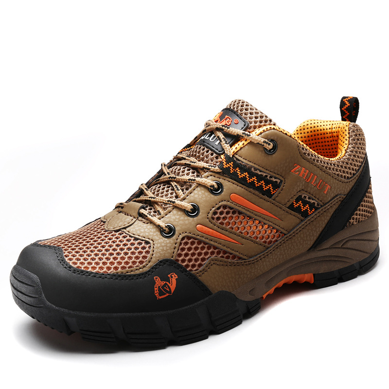 Men Outdoor Breathable Low Chic Hiking Shoes