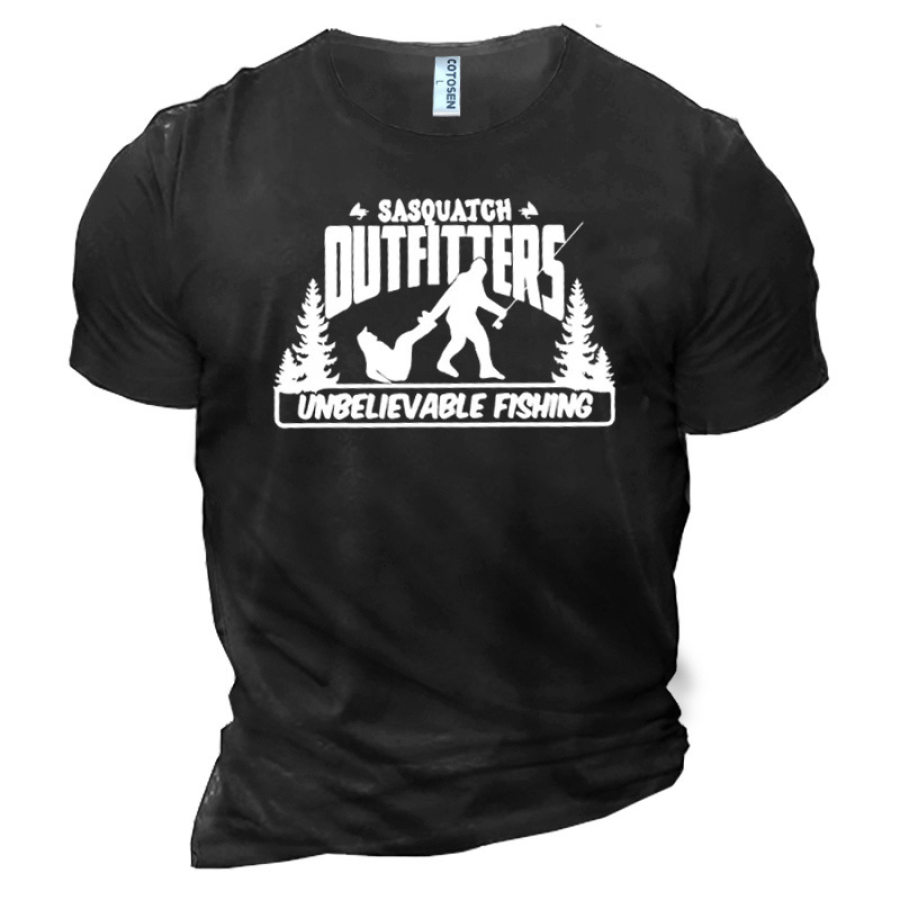 

Men's Sasquatch Dutfitters Unbelievable Fishing Cotton T-Shirt