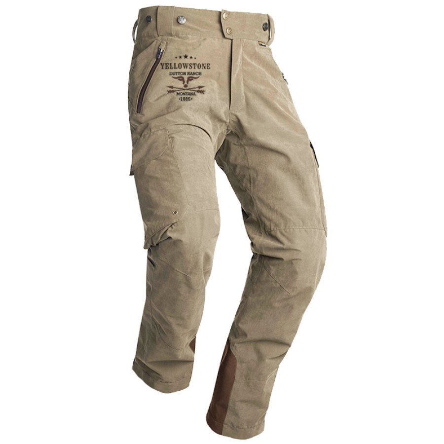 

Men's Outdoor Retro Yellowstone Function Pocket Cargo Pants