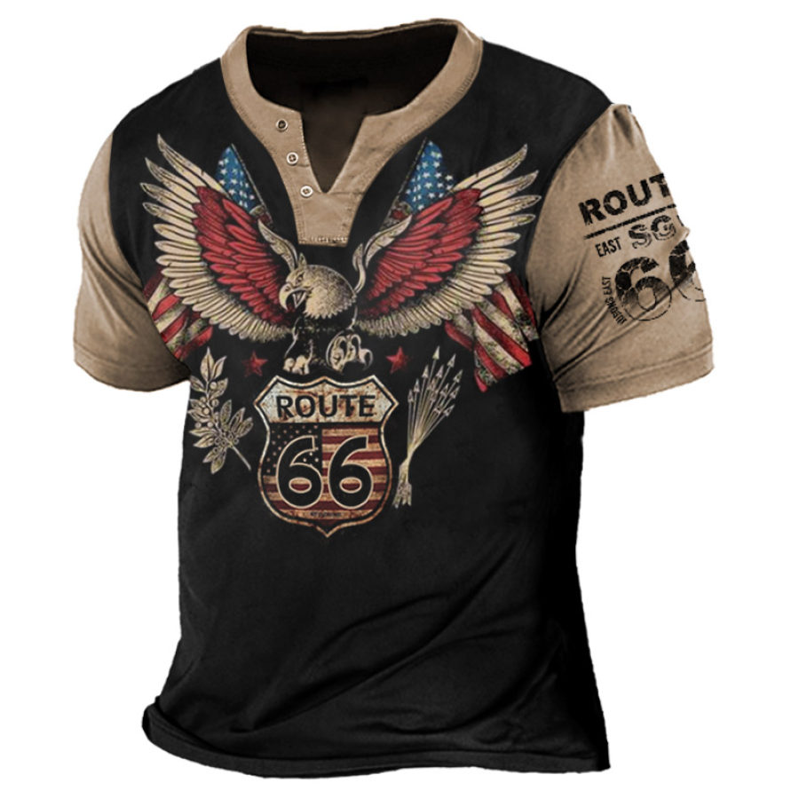 

Men's Vintage American Eagle Route 66 T-Shirt