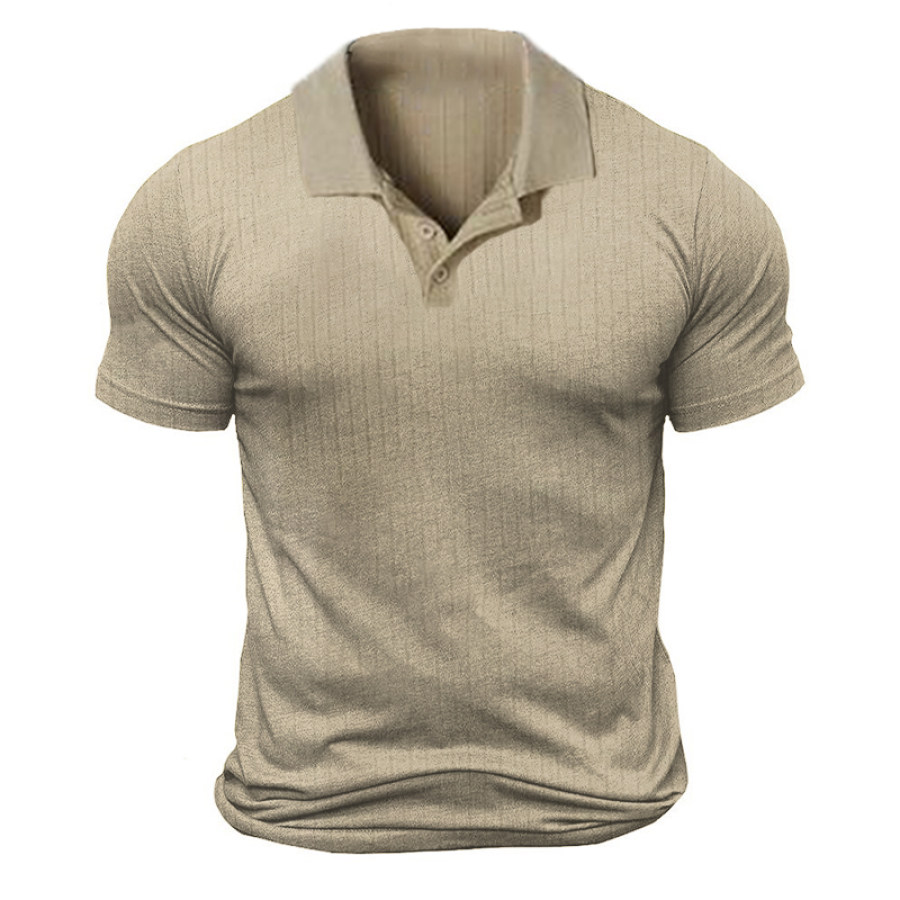 

Men's Outdoor Casual Solid Color Short-sleeved T-shirt