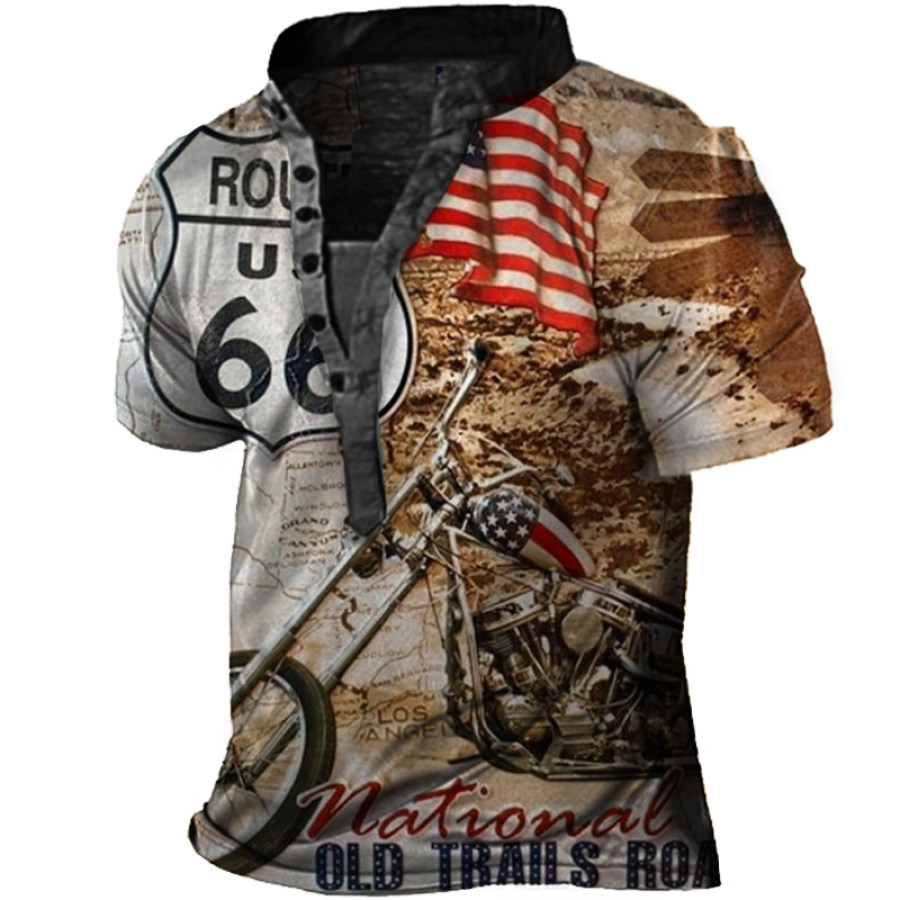 

Men's Outdoor Sports Casual Short-sleeved T-shirt