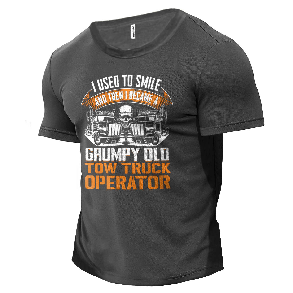 Men's Grumpy Old Tow Chic Truck Operator Cotton T-shirt