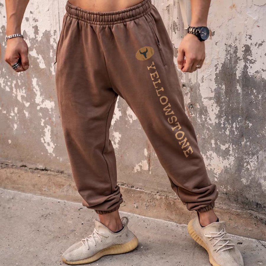 

Yellowstone Print Men's Outdoor Sports Pants