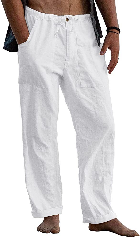 Men's Outdoor Cotton Linen Chic Casual Pants