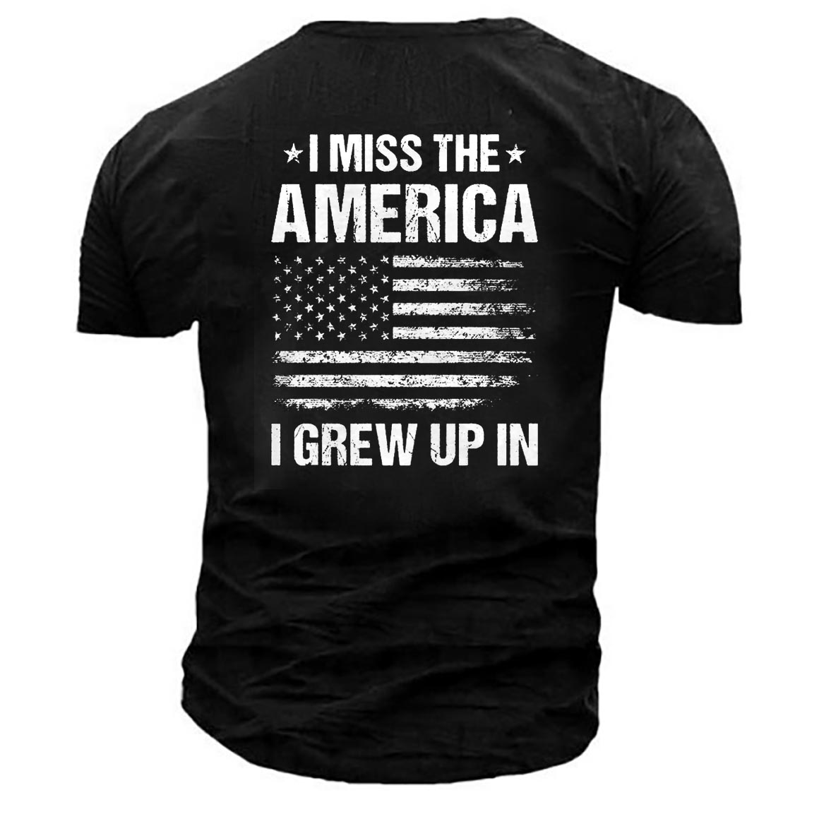 Men's I Miss The Chic America I Grew Up In Cotton T-shirt