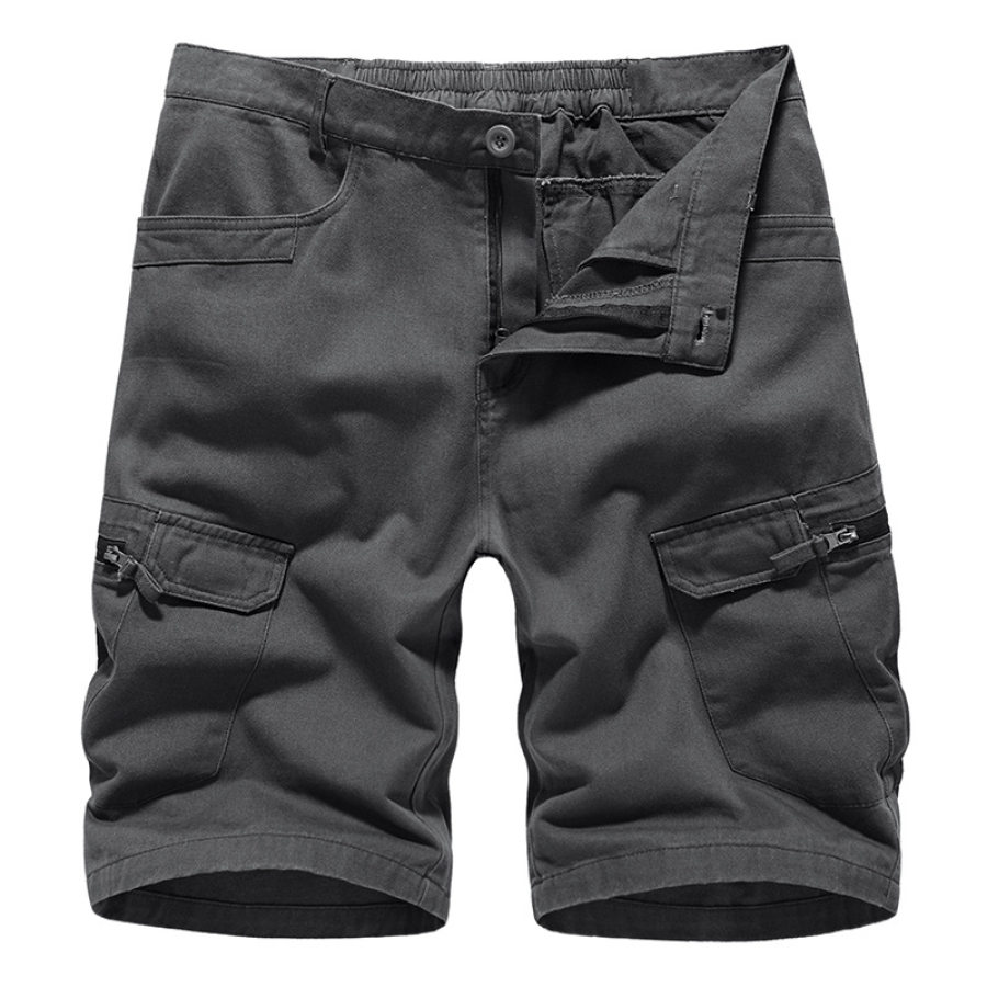 

Men's Outdoor Casual Workwear Multi-pocket Shorts