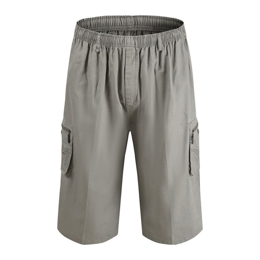 

Men's Outdoor Cargo Pocket Straight Casual Shorts