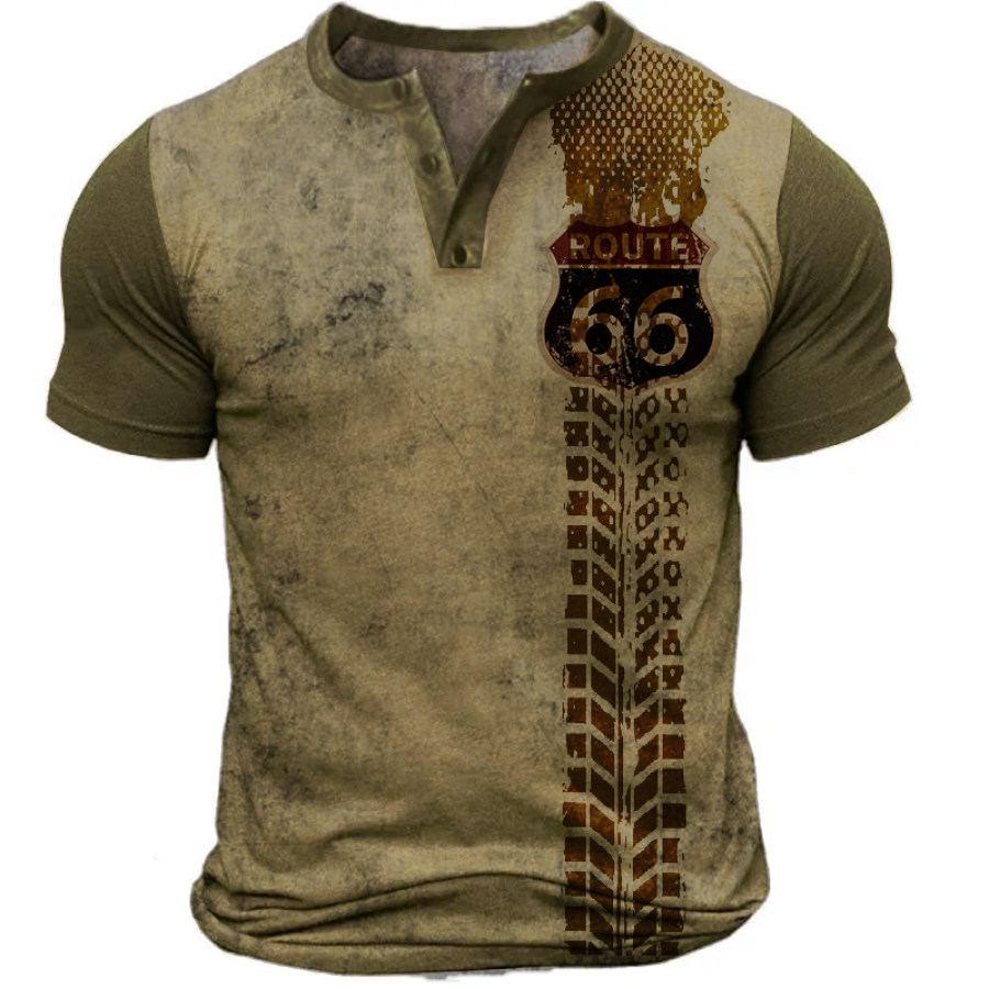 

Men's Route 66 Print T-Shirt