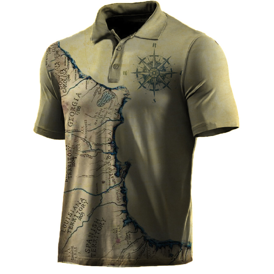 

Men's Nautical Adventure Print T-Shirt