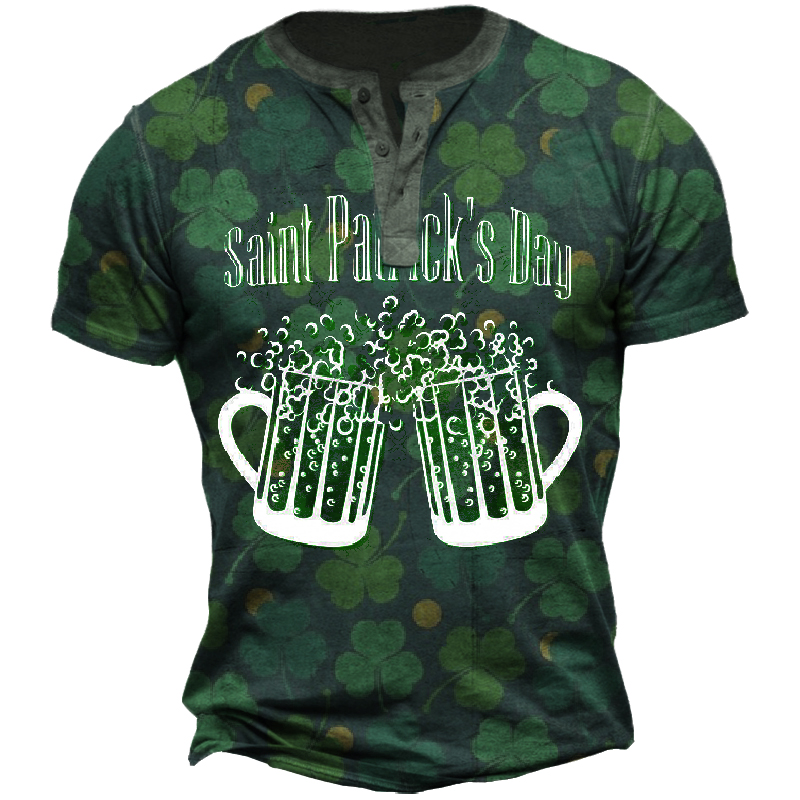Men's St. Patrick's Day Print Chic T-shirt