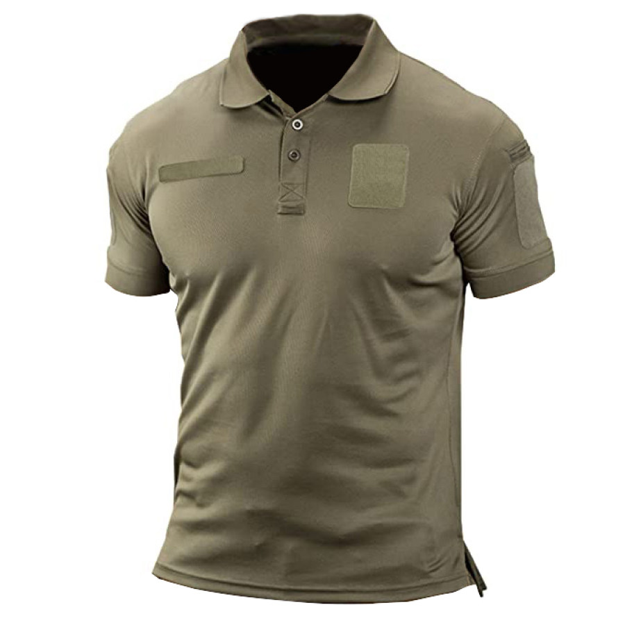 

Men's Outdoor Tactical Breathable Polo Short Sleeve T-Shirt