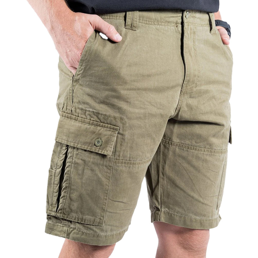 

Men's Outdoor Tactical Vintage Wash Cargo Shorts