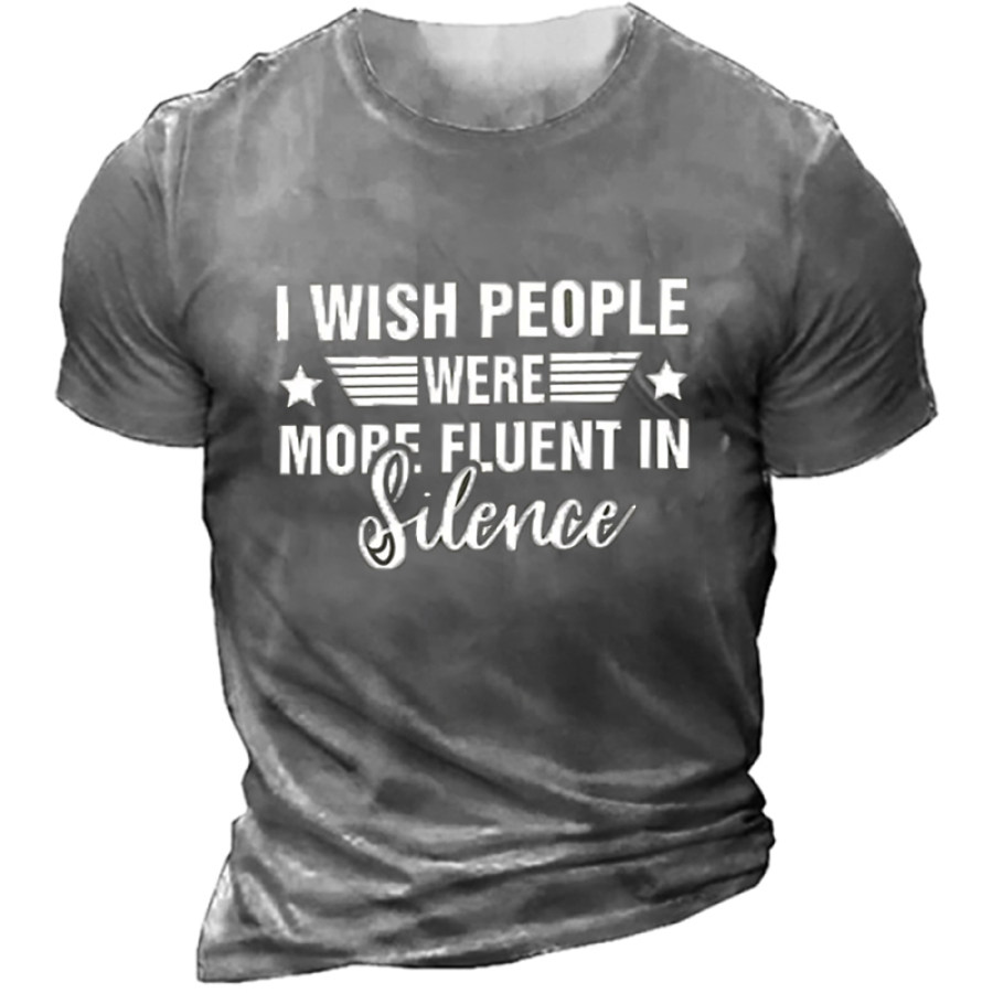 

Men's Outdoor Casual Printed Breathable Short Sleeve T-Shirt