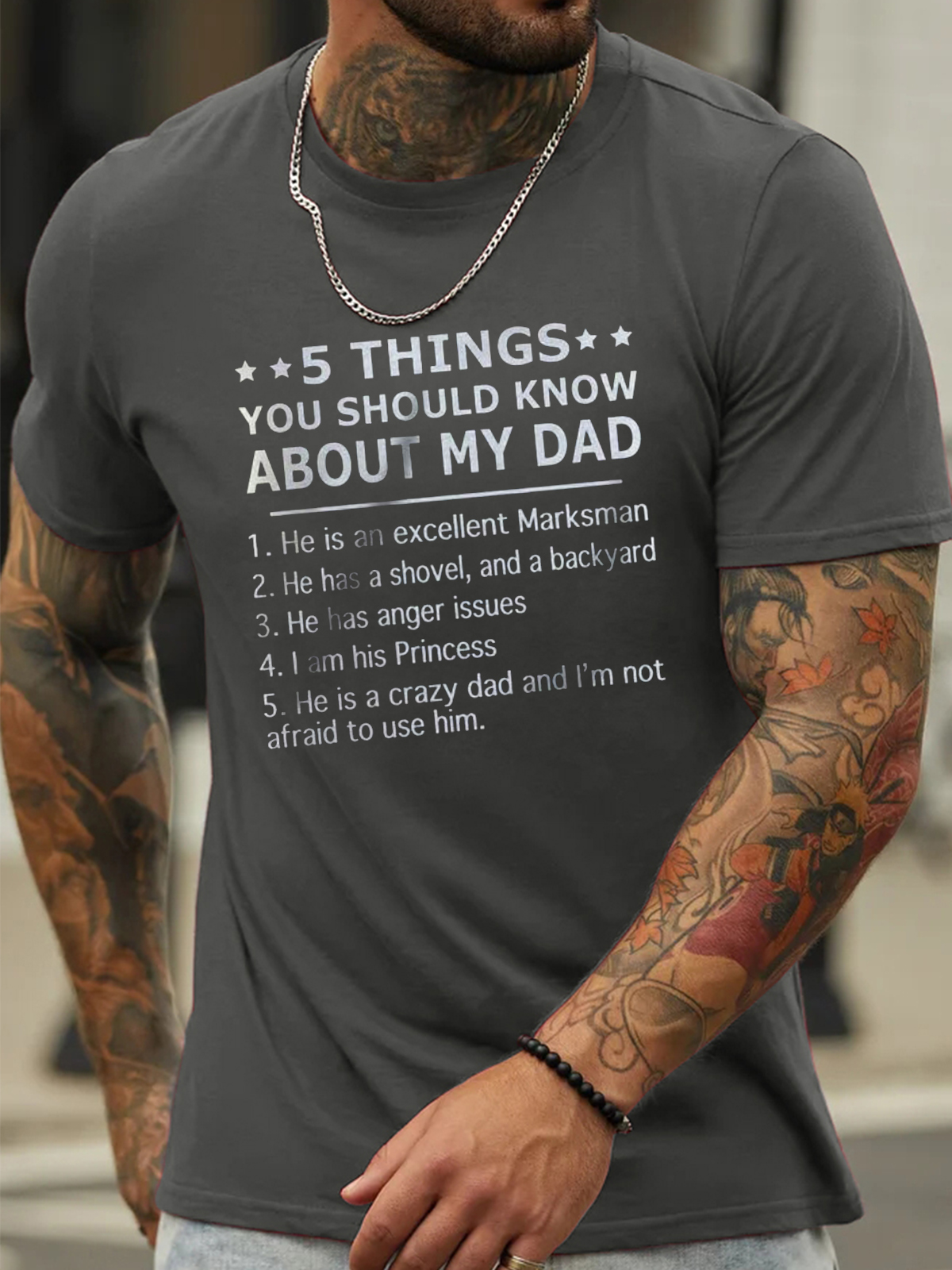 5 Things You Should Chic Know About My Dad Men's T-shirt