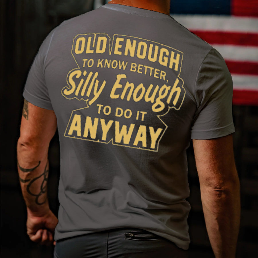 

Men's Vintage Lettering T-Shirt