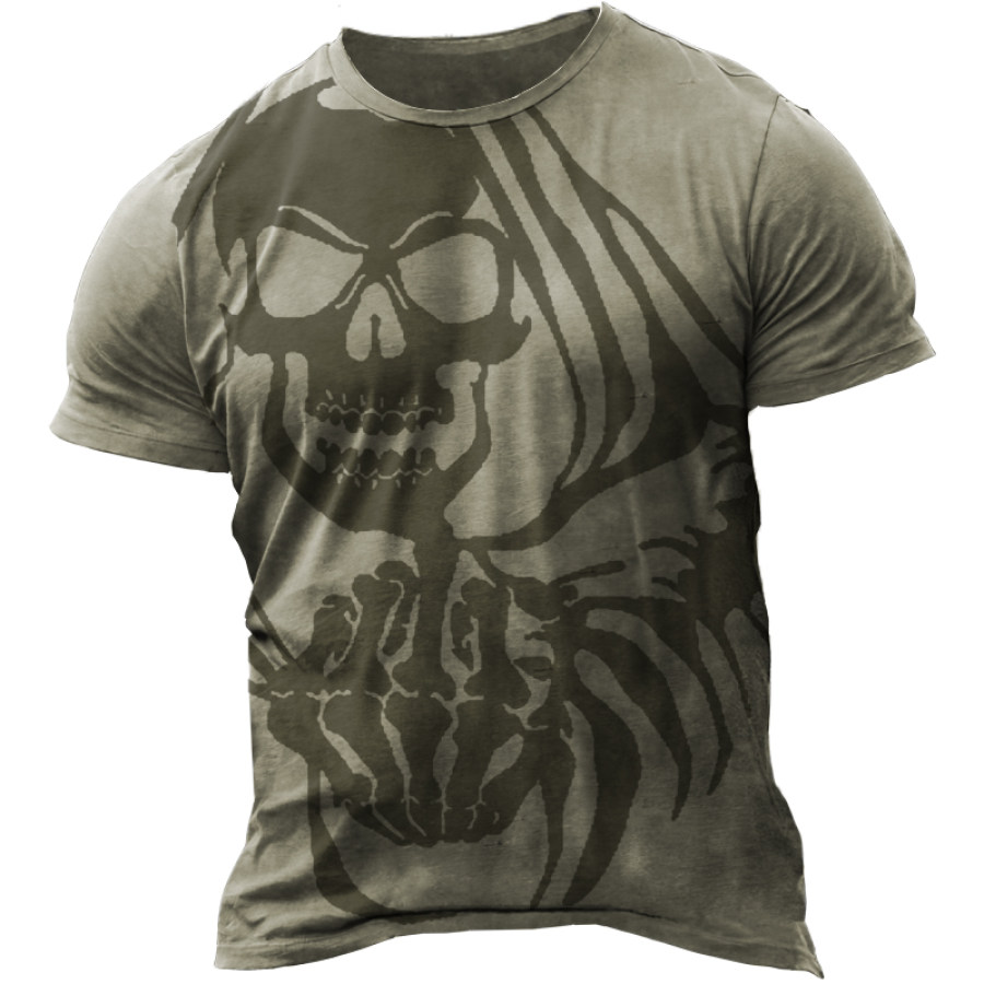 

Men's Skull Print T-shirt