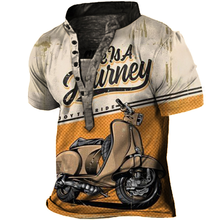 

Men's Outdoor Sports Casual Short-sleeved T-shirt