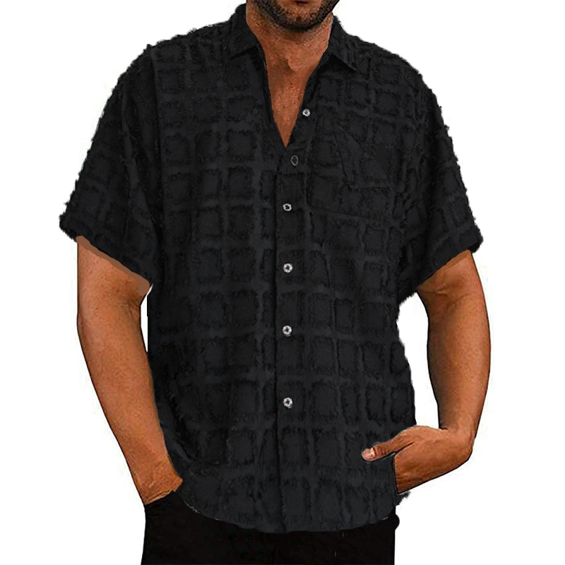 Men's Textured Fabric Chic Shirts