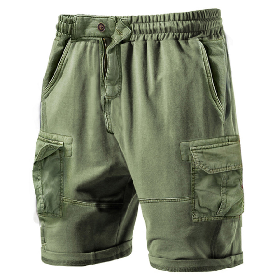 

Men's Outdoor Multi-Pocket Tactical Knit Shorts
