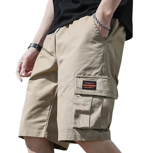 Men's Outdoor Casual Pocket Workwear Loose Shorts - Kalesafe.com 