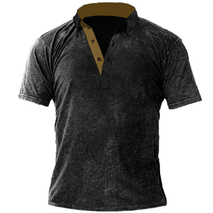 

Men's Vintage Colorblock T-Shirt