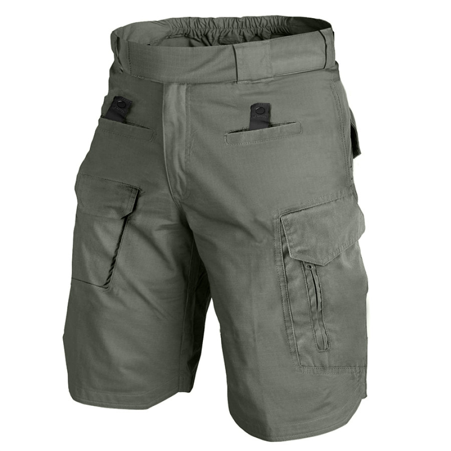 

Men's Vintage Zip Pocket Functional Tactical Cargo Shorts